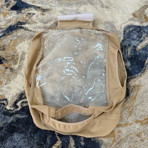 Marcy McKenna 18"-22" Clear Design PVC Material Nylon Sides Luggage Cover NWT - Picture 8 of 9